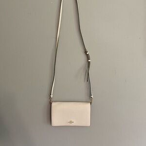 Coach Cream Minimalist Crossbody Bag